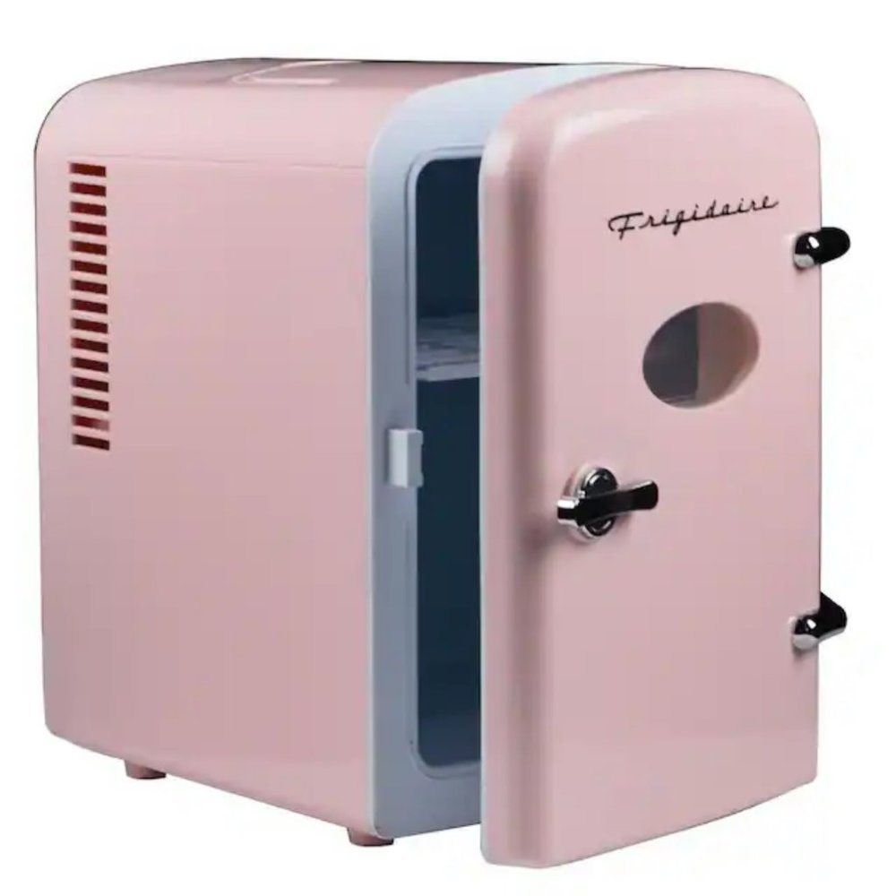 Frigidaire Pink Retro Mini Fridge